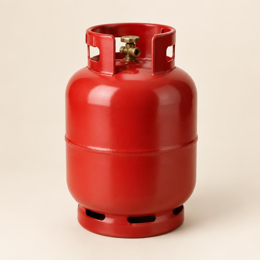 Botijão de gás GLP P13 vermelho
